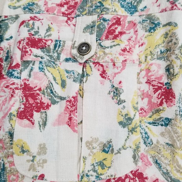 Vintage Norm Thompson Floral Blazer or Jacket - Made in India - XL - Picture 7 of 11